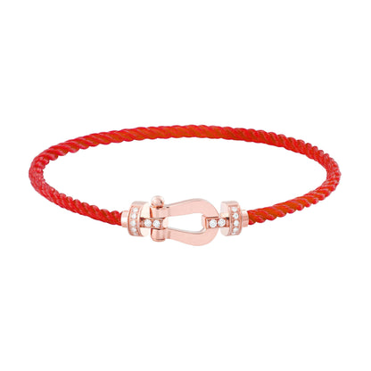 [Love More]FORCE 10 HALBDIAMANT ROSA GOLD ROT CORDERI GROSSES UND MITTLERES MODELL