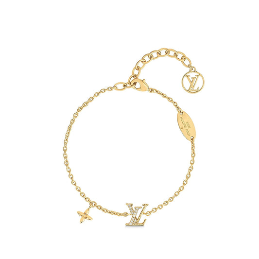 [Love More]LOGO STAR MOTIF GOLD BRACELET