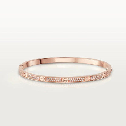 [Love More]LOVE BRACELET 3.65MM DIAMOND-PAVED