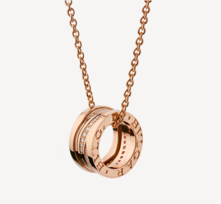 [Love More]ZERO 1 PINK GOLD DIAMOND NECKLACE