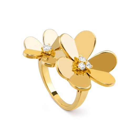 [Love More]CLOVER COMOS GOLD DIAMANTRING