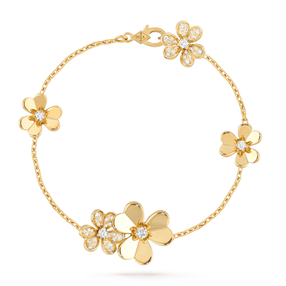 [Love More]FRIVOLE GOLD 5 BLUMEN ARMBAND