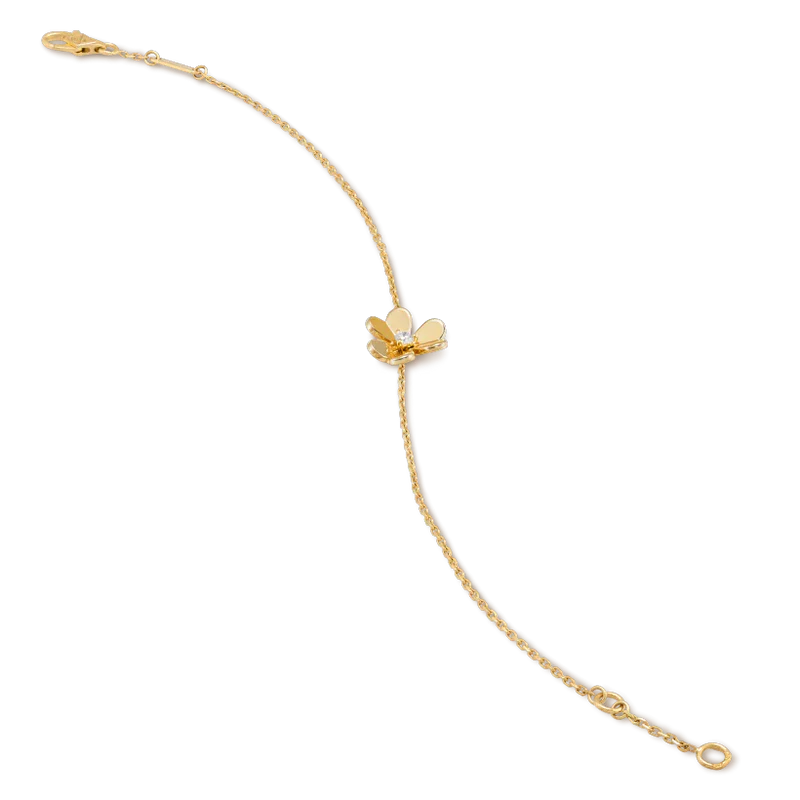 [Love More]FRIVOLE GOLD BLUME ROSA MALACHIT ARMBAND