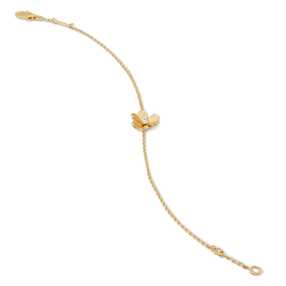 [Love More]FRIVOLE GOLD BLUME ROSA MALACHIT ARMBAND