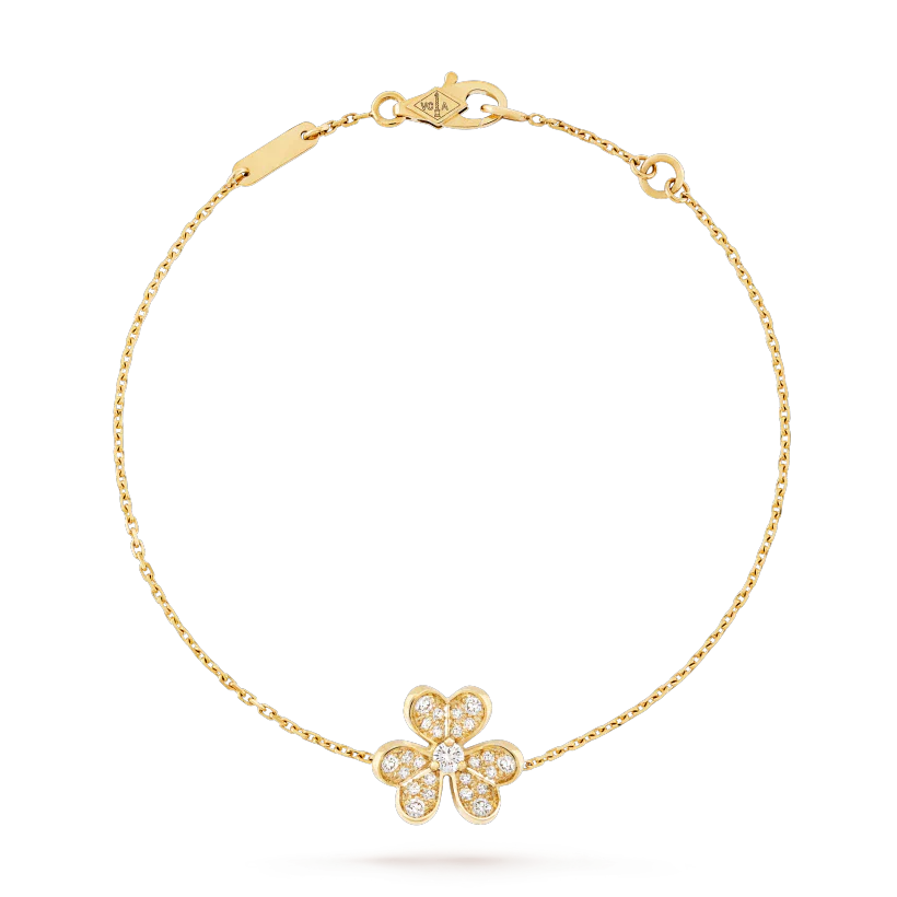 [Love More]FRIVOLE GOLD FLOWER DIAMOND BRACELET