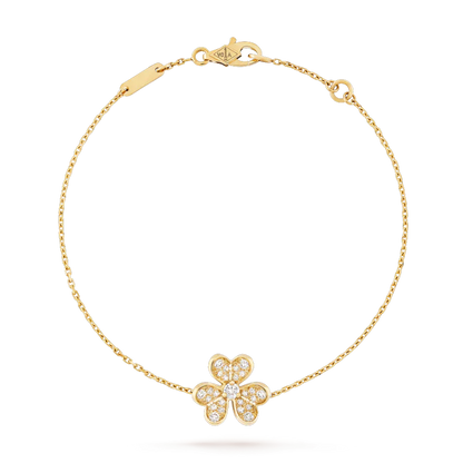 [Love More]FRIVOLE GOLD FLOWER DIAMOND BRACELET