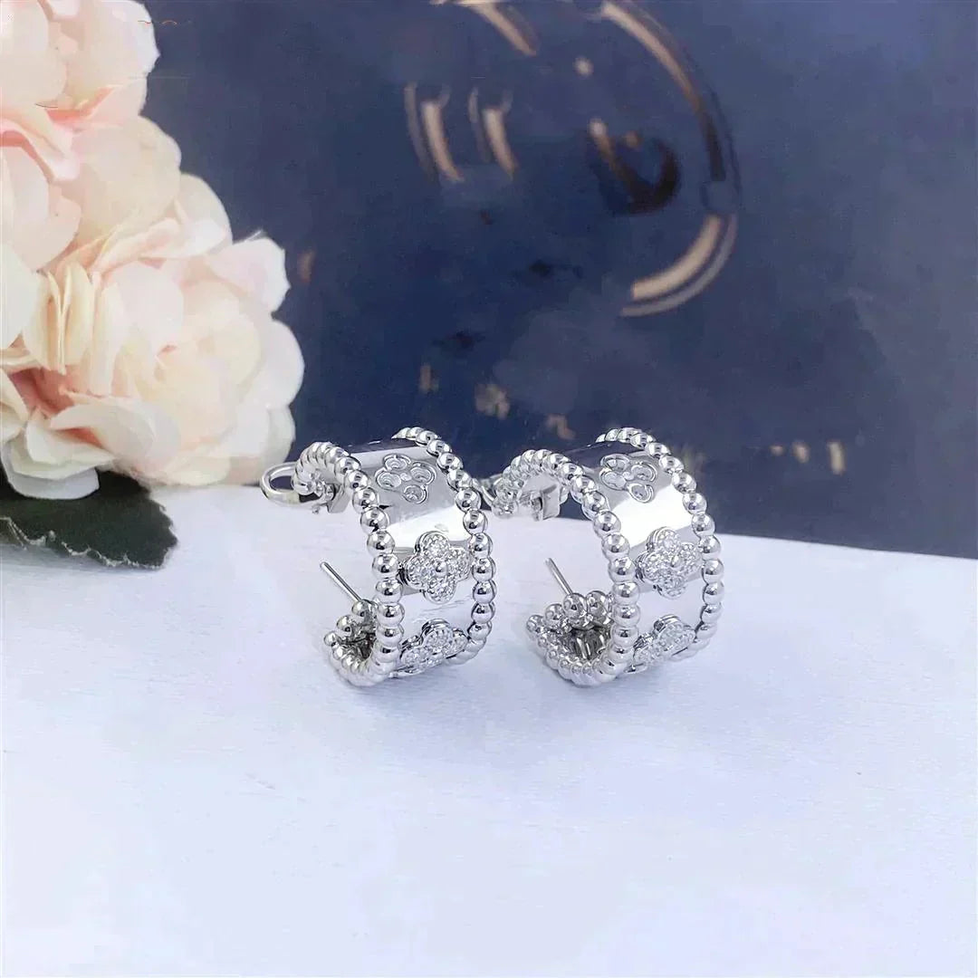 [Love More]PERLEE DIAMOND EARRINGS