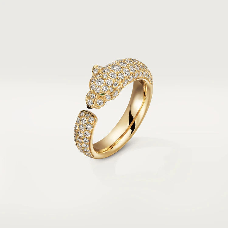 [Love More]PANTHERE PINK GOLD DIAMOND RING