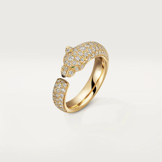 [Love More] PANTHERE ROSÉGOLD-DIAMANTRING