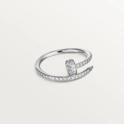 [Love More]JUSTE RING 1,8MM SILBER DIAMANTEN