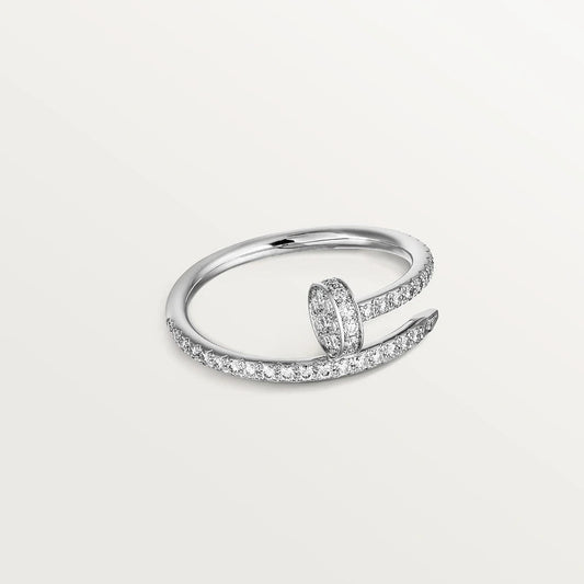 [Love More]JUSTE RING 1,8MM SILBER DIAMANTEN